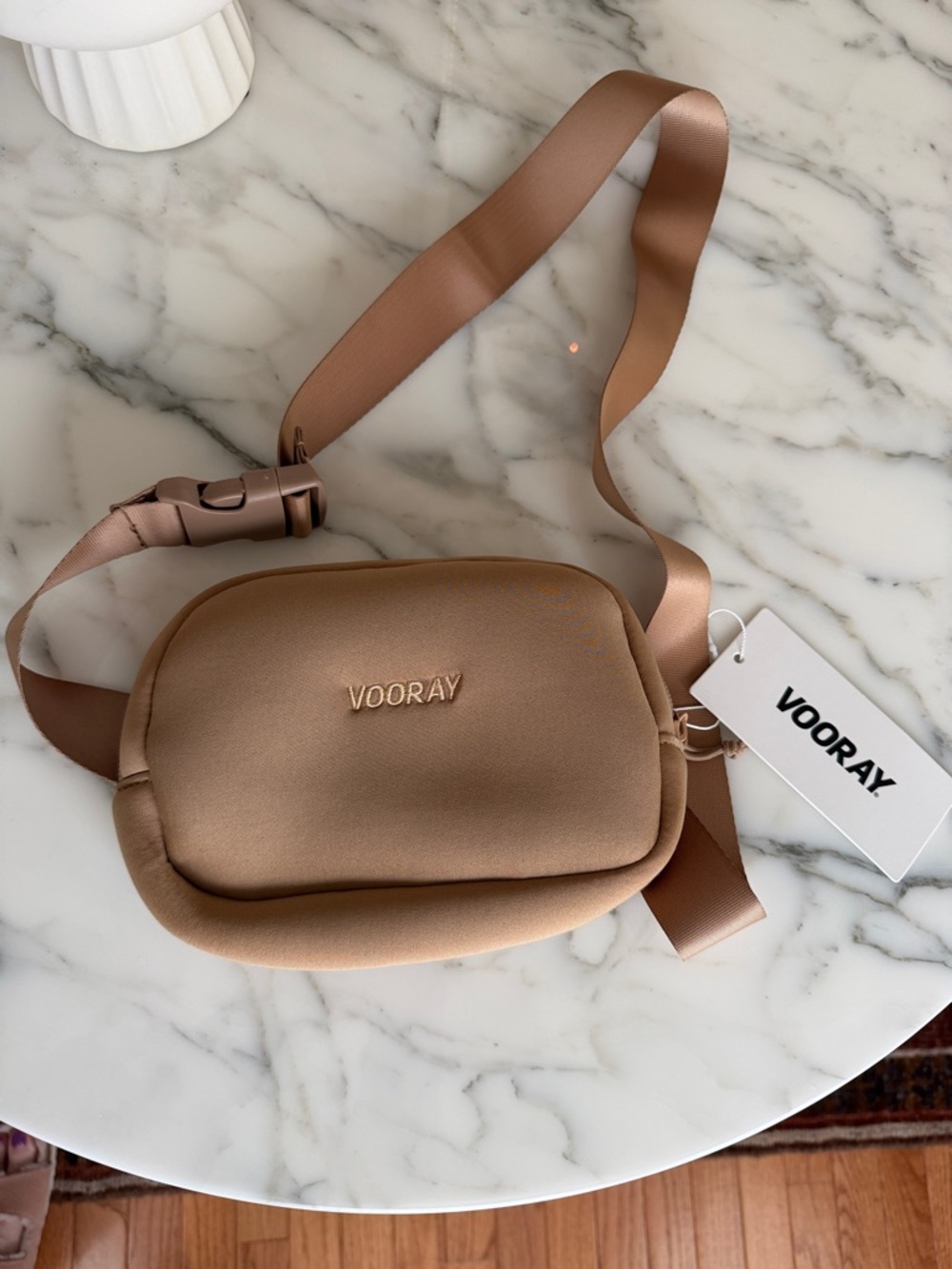 Quinn Belt Bag in Light Brown